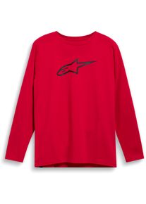 Alpinestars Backhand CSF, t-shirt long sleeve , color: Red/Black , size: XXL
