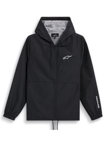Alpinestars Speeder Windbreaker, stoffen jas , kleur: zwart/zwart , maat: L