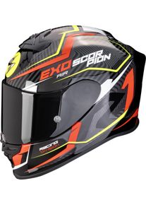 Scorpion EXO-R1 Evo Air Coup, full face helmet , color: Black/Red/Neon-Yellow , size: XL