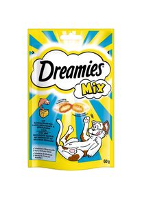 Friandises Dreamies Catisfactions Mix.- saumon, fromage (60 g)