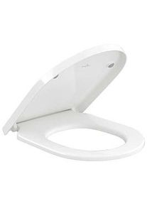 Villeroy & Boch Villeroy und Boch Subway 3.0 WC-Sitz 8M426101 Schaniere aus Edelstahl, ohne QuickRelease und Softclosing, weiß