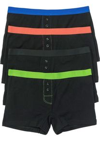 Lot de 4 boxers femme - noir - taille 34/36 (XS) avec coton - bonprix