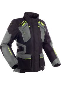 Bering Vision, textile jacket waterproof women , color: Black/Grey/Neon-Yellow , size: T3