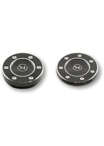 HIGHSIDER BMW RnineT, set framedoppen , kleur: Zwart/Zilver , maat: 2-pcs.