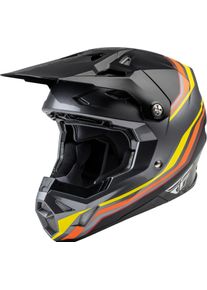 Fly Racing Formula CP S.E. Speeder, casque de motocross , couleur: Noir/Gris/Jaune/Orange , taille: M