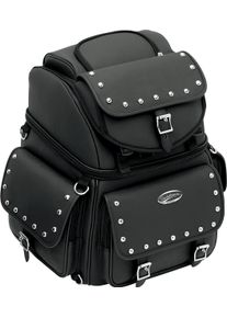Saddlemen BR3400EXS, tas voor achterbank , kleur: zwart/zilver