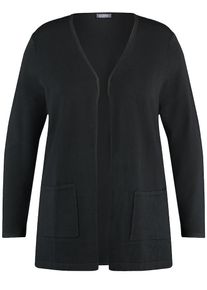SAMOON Dames Gebreid vest zwart M
