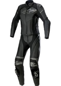 Alpinestars GP Plus, costume en cuir 2pcs. femmes , couleur: Noir/Gris , taille: 40