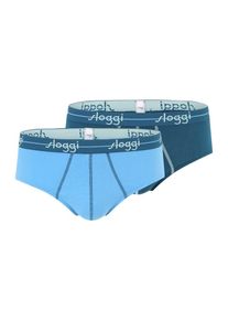 Sloggi Heren Slip hemelsblauw / petrol / mintgroen S