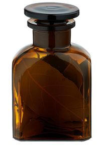 Idee voor een glazen kruidenpotje: Vierkante apothekersfles 150 ml met wijde ...