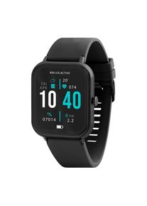 REFLEX ACTIVE Series 23 Smart Watch - Black, Silicone Strap, Black