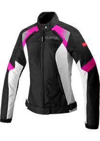 Spidi Flash Evo, textiel jas vrouwen , kleur: zwart/pink , maat: XXL