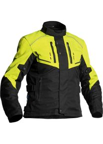 Lindstrands Halden, veste textile imperm&eacute;able , couleur: Noir/Jaune N&eacute;on , taille: 54