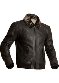 Halvarssons Torsby, giacca in pelle , colore: Marrone Scuro , dimensione: 60