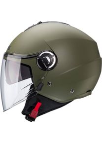 CABERG Riviera V4 X, open face helmet , color: Matt-Dark Green , size: M