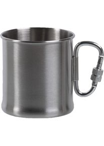 Mil-Tec Carabiner, mug , color: Silver , size: 250 ml