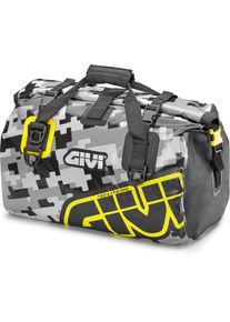 Givi Easy-T EA115 40 L, bolsa de transporte impermeable , color: Negro/Gris/Amarillo Neón , tamaño: 40 l