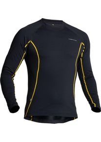 Lindstrands Dry, koszula funkcyjna longsleeve unisex , kolor: czarny/żółty , rozmiar: XL