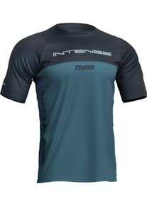 Thor Intense Assist Censis S23, manga curta em camisola , cor: Turquesa/Azul Escuro , tamanho: XS