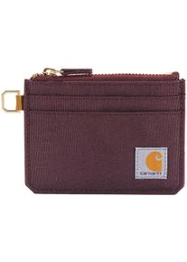 Carhartt Nylon Duck Zipper, portemonnee , kleur: Donkerrood , maat: Een maat