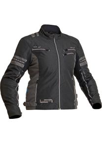 Lindstrands Liden, giacca tessile impermeabile donna , colore: Nero/Grigio , dimensione: 36