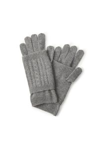 Fingerhandschuh und Stulpe Peter Hahn Cashmere grau