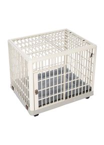 Cage d’intérieur TIAKI avec coussin pour chien - L 64,5 x l 50 x H 56 cm