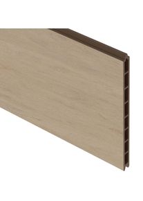 Profil simple TraumGarten SYSTEM WPC Platinum anthracite pare-vue panneau lamelles à prix bas