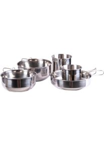 Mil-Tec Camping, kookset 5 stuks. , kleur: zilver
