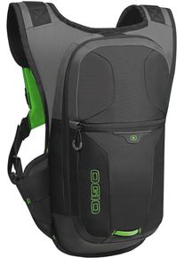 Ogio Atlas, hydratatierugzak , kleur: Zwart/Neon-Groen , maat: 5 L / 3 L