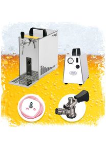 ich-zapfe Ensemble complet - Tireuse a biere - PYGMY 25 machine a biere, pompe a biere 1 ligne, 35 litres/h, Green Line