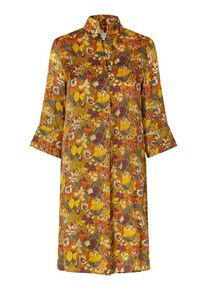 Dea Kudibal Dames Jurk blauw / curry / aubergine / kreeft 32