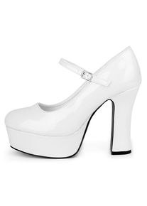 maskworld Chaussures à plateau blanches