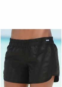 Lascana Badeshorts, elastisches Bündchen, mit Gesäßtasche, softe Microfaser-Qualität