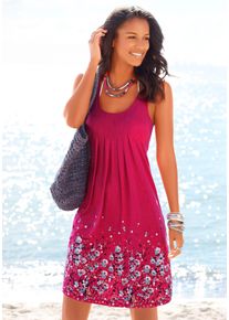 Beach Time Beachtime Strandkleid, mit Blumenprint, Minikleid, Sommerkleid, Strandkleid