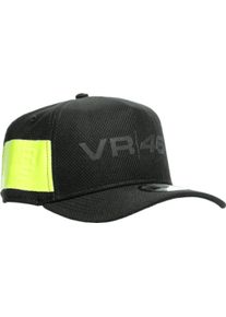 Dainese VR46 9Forty, dop , kleur: Zwart/Neon-Geel , maat: Een maat