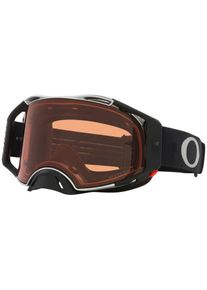 Oakley Airbrake MX Tuff Blocks, bril Prizm , kleur: Zwart/Grijs Brons-Getint