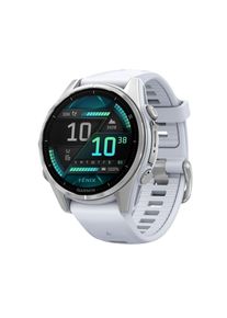 Garmin fenix 8 AMOLED Smart Watch - Silver & Whitestone, 43 mm, Silver