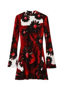 Desigual Dames Jurk rood / zwart / wit 40