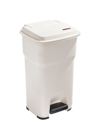rothopro Pedaalafvalemmer HERA, inhoud 60 l, b x h x d = 390 x 690 x 390 mm, beige