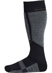 Halvarssons Warm, functional socks unisex , color: Black/Grey , size: 41-45