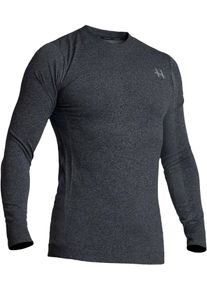 Halvarssons Core-Knit, functional shirt unisex , color: Dark Grey , size: S-M