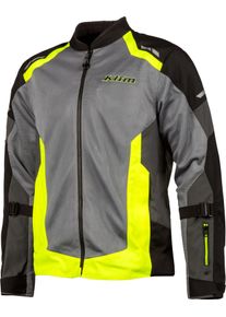 Klim Induction textile jacket, 2nd choice item , color: Grey/Black/Neon-Yellow , size: M