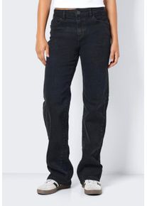 Noisy may - Yolanda Wide Black Denim - Jeansy - czarny - W30 / L30 - 99% bawełna, 1% elastan,Dżinsowa