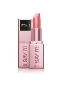 Gabriella Salvete Say It! And Shine! rossetto lucido idratante colore 01 3,5 g