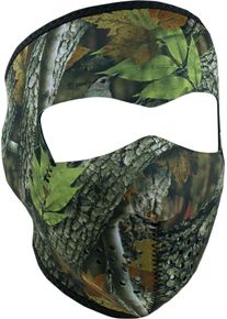 Zan Headgear Camo, masque facial , couleur: Noir/Marron/Vert , taille: Taille unique