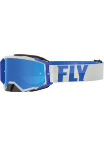 Fly Racing Zone Pro, bril gespiegeld , kleur: Lichtgrijs/Blauw Blauw-Gespiegeld