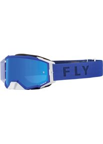 Fly Racing Zone Pro, lunettes de soleil miroir , couleur: Bleu/Gris Clair Bleu Réfléchissant