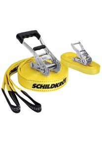 Schildkröt-Funsports Schildkröt Fun Sports Slackline + Teaching Line Slacklining (15 m - 5 cm, yellow)