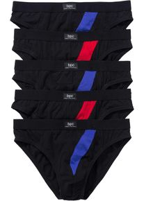 Lot de 5 slips - noir - taille 10 (4XL) avec coton - bonprix